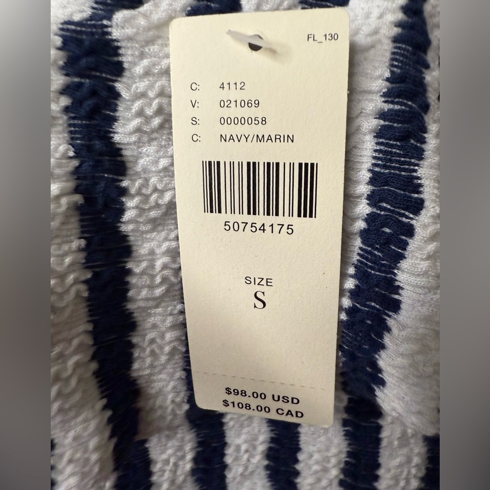 Eva Franco for Anthropologie Ruffle Stripe Top – Size S – NWT - Picture 8 of 10